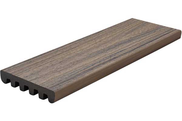 Dark Wood Board with Squared Edge