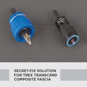 Secret-fix solution for Trex transcend composite fascia