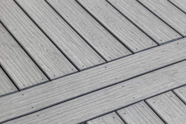 Grey Trex composite decking in Whidbey Trex Signature